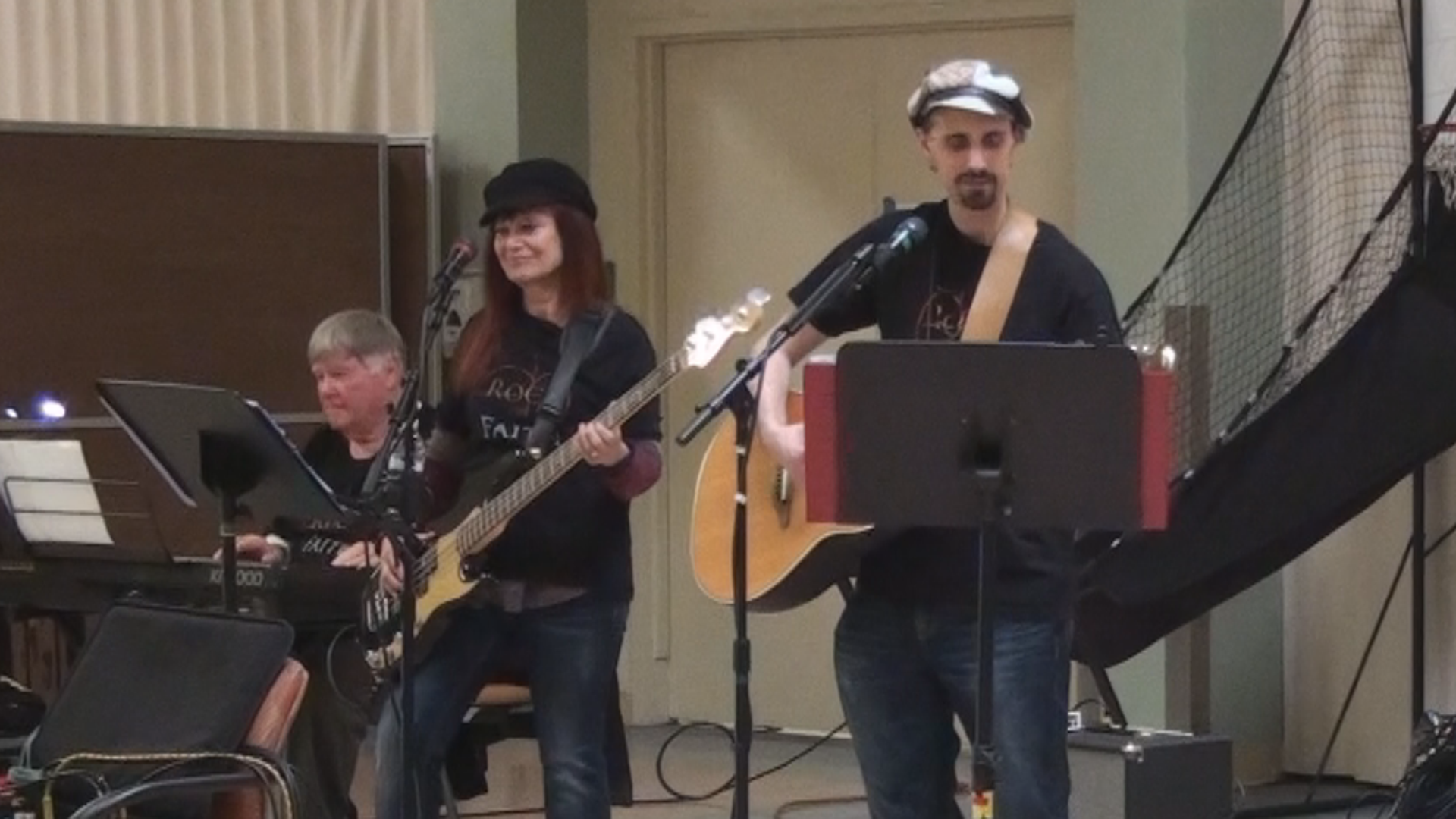 Rock of Faith Band, JJ Stevens, Micki Stevens, Phil Knudsen, Guitar Player, Bass Player, Keyboard Player